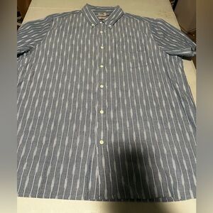 Flint and Tinder Men’s Short sleeve Button Down Classic Fit XXL